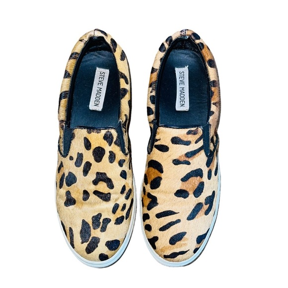Steve Madden Shoes - Steve Madden Calf Hair Leopard Print Slip Ons